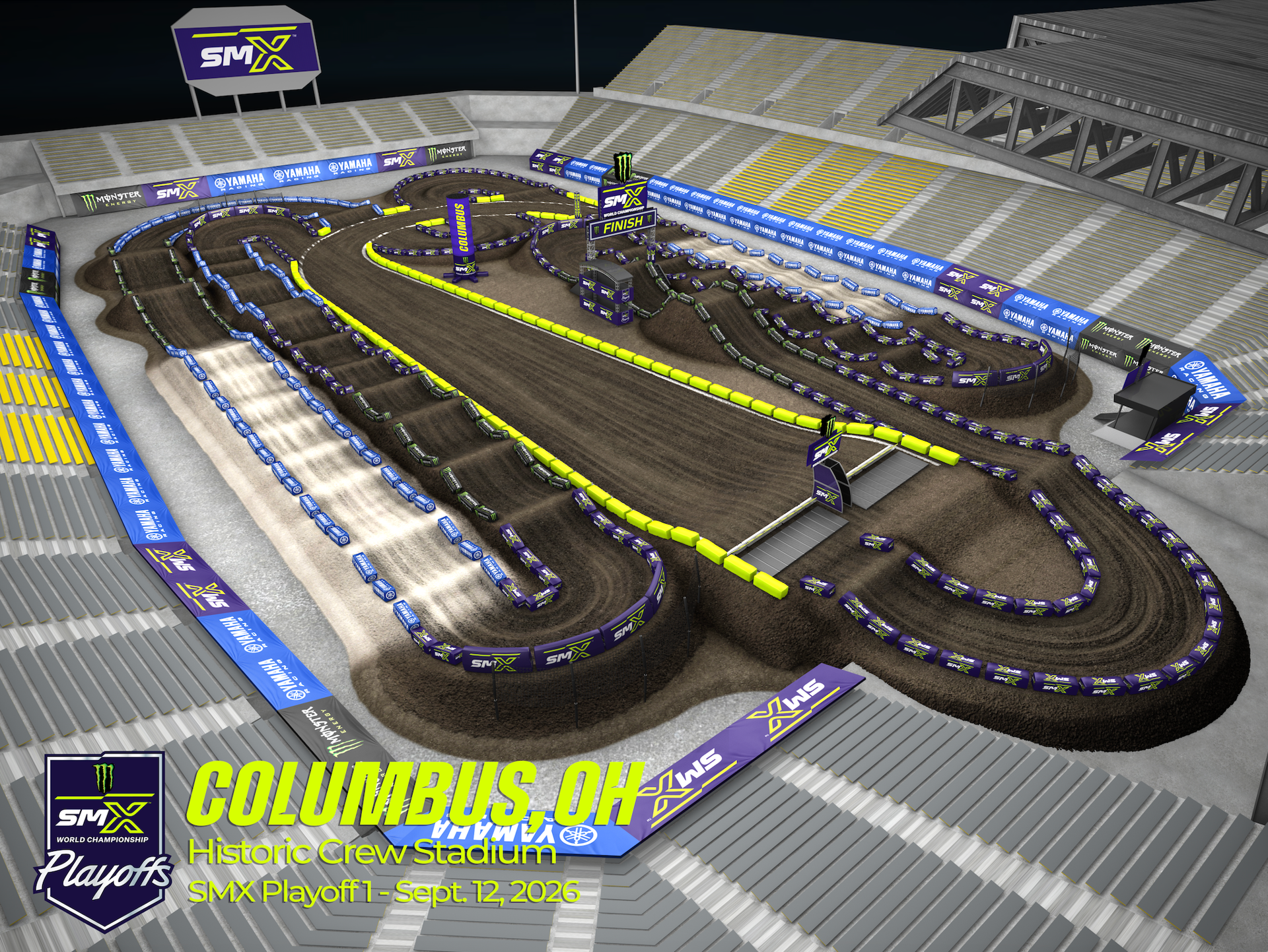 2026 SuperMotocross Playoff Track Maps Revealed - Motocross