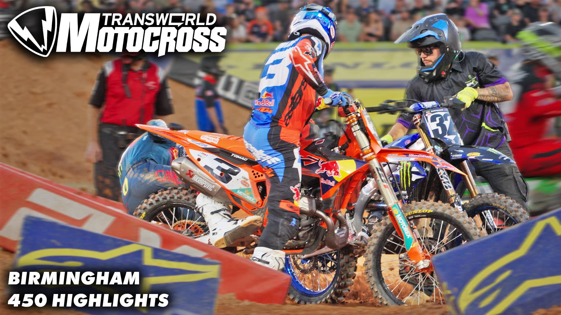 Watch: Birmingham Supercross [450] Trackside Highlights - Motocross