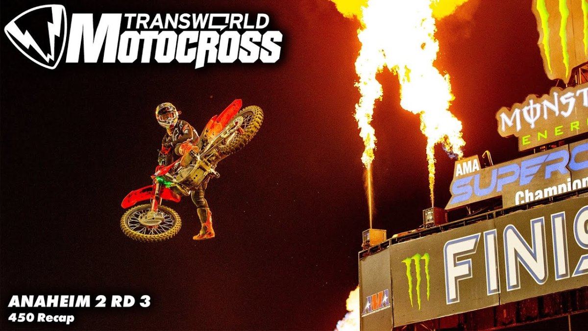 Watch Anaheim 2 Supercross 450 TWMX Highlights Jett Lawrence Wins
